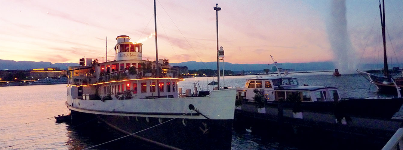 Repas Bateau Lac Leman